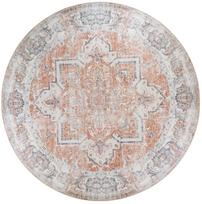 Kilimas vidaus House Nordic Havana 3981282, mėlyna/oranžinė, 200 cm x 200 cm