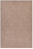 Kilimas lauko terasoms Home4you Dawn Outdoor 4 87547, ruda, 150 cm x 100 cm