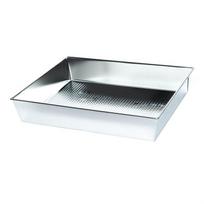 kvadratine kepimo forma - Kepimo forma SNB, sidabro, 36 cm x 24.5 cm - 2 nuotrauka
