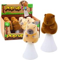 Lean Toys Šokinėjanti Kapibara, smėlio (Beige) ir ruda (Brown), 10 cm