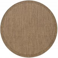 kilimai senukai apvalus - Kilimas lauko terasoms Ayyildiz Giza 1410, rudas, 120 cm x 120 cm - 1 nuotrauka