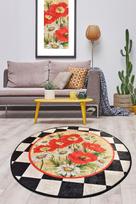 Kilimas Conceptum Hypnose Rox, įvairių spalvų, 140 cm x 140 cm