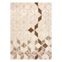Kilimas vidaus Hacano Trex Geometric, kreminė/smėlio, 170 cm x 120 cm