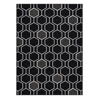 Kilimas vidaus Hakano Wink Hexagon, juodas, 230 cm x 160 cm