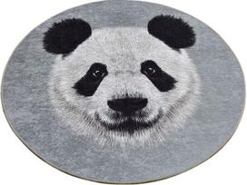 Kilimas vidaus Conceptum Hypnose Huge Panda Djt, juodas/pilkas, 100 cm x 100 cm
