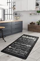 Kilimas Conceptum Hypnose Kitchen - Black, įvairių spalvų, 180 cm x 120 cm