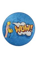 Kilimas Conceptum Hypnose Wow Wow, įvairių spalvų, 100 cm x 100 cm