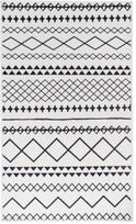 Kilimas vidaus Arte Espina Maya 400 OAHSS-160-230, baltas/juodas, 230 cm x 160 cm