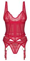 moto apranga - Obsessive obs Corset 2XL/3XL Plius dydžio seksuali apranga - 4 nuotrauka