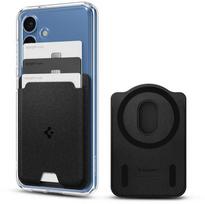 Spigen „Urban Fit“ MagSafe piniginė, Juoda (Black) – Samsung Galaxy S25 serijai