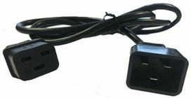 c19 kabeliai - Lanberg CA-C19E-10CC-0018-BK Maitinimo kabelis IEC 320 C19 - C20 1.8m Juodas (Black) - 2 nuotrauka
