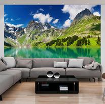 Fototapetas Artgeist Mountain lake, 231 cm x 300 cm