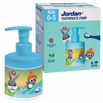JORDAN vaikiška dantų pasta su dozatoriumi, 0–5 m., 150 ml