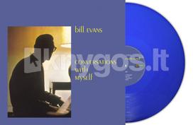 vinilines ploksteles billie - Vinilinė plokštelė LP EVANS BILL „Conversations With Myself“ (Blue Vinyl) (LP) - 1 nuotrauka