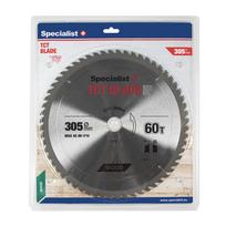 pjovimo diskas - SPECIALIST+ Pjovimo diskas 305x60T x 30 mm, Wood - 1 nuotrauka