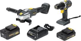 suktuvas grunder - Grunder CD-B0A18 AG-B0118E, 18 V, 2+4 Ah - 2 nuotrauka