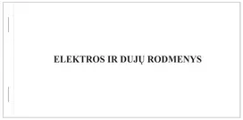 Knygelė Elektros ir Dujų Rodmenys, 105x207mm, 31 lapas