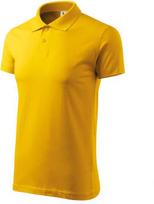 geltoni polo marskineliai - MALFINI SINGLE J. M MLI-20204 geltoni polo marškinėliai (Geltona - Yellow) - 1 nuotrauka