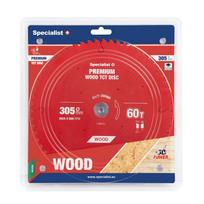 305 mm x 30 mm - SPECIALIST+ Pjovimo diskas 305x60T x 30 mm, Wood PREMIUM - 1 nuotrauka