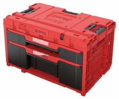 Qbrick System ONE 2.0 Dviejų stalčių įrankių dėžė Raudonas (Red)