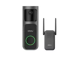 telefonspynes - Imou Doorbell 2S Kit DB-2SP-3T0W/DS2S Juoda (Black) - 1 nuotrauka