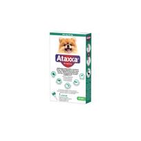 KRKA Ataxxa užlašinamasis tirpalas šunims nuo parazitų, iki 4 kg, 200 mg/40 mg, 0,4 ml