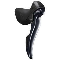 dviraciu stabdziu rankenele - Shimano ST-R3000 Sora 9-speed dešinė pavarų/stabdžių rankenėlė, juoda (Black) - 2 nuotrauka