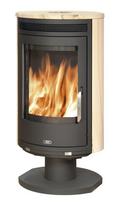 kietas kuras - Kietojo kuro krosnelė ABX ARKTIS 8 ROTARY, 8 kW - 1 nuotrauka