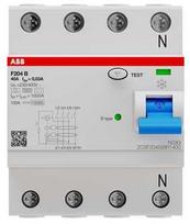 ABB F204B-40/0,03 4P 40A B 30mA nuotėkio jungiklis (RCCB)