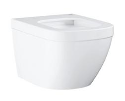 grohe unitazas - Pakabinamas unitazas Grohe EuroCeramic Compact Rimless, be dangčio, 374x490 mm, baltas (White) - 1 nuotrauka