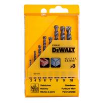 Grąžtų komplektas Dewalt DT9288-QZ, betonui, tiesus, 3 mm x 12 cm