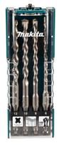 Grąžtų komplektas Makita D-74756, betonui, sds plus (te-c), 6 mm x 16 cm