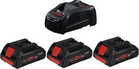 Bosch GBA ProCORE 18V, 3x4.0Ah, akumuliatorių ir įkroviklio komplektas