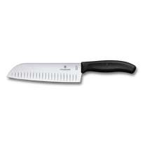 Victorinox SWISS CLASSIC Santoku peilis, 18 cm, juodas (Black)