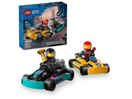 go kartai - LEGO City Gokartai ir lenktynininkai 60400 - 2 nuotrauka