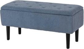 Homcom Suolas su daiktadėže, mėlynas (Blue)