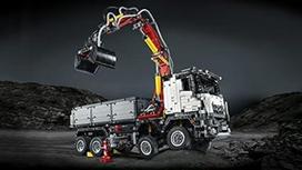 lego konstruktoris - LEGO Technic Mercedes-Benz Arocs 3245 42043 - 3 nuotrauka