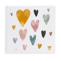 Fotoalbumas Goldbuch Memoalbum Aquarellio Širdelės