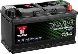 akumuliatorius 95ah - YUASA L36-AGM 12V 95Ah 850A - 2 nuotrauka