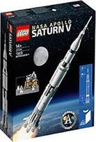 lego detales - LEGO Ideas NASA Apollo Saturn V 21309 - 4 nuotrauka