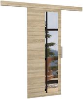 Stumdomos durys ADRK Furniture Malta 96, ąžuolo spalvos (Sonoma)