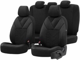 Otom automobilių sėdynių užvalkalų komplektas Tempo 1501, juodas (Black)
