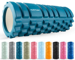 masazinis volas tunturi - Masažinis volas Tunturi Yoga Grid Foam Roller, 33 cm, Mėlynas (Blue) - 1 nuotrauka