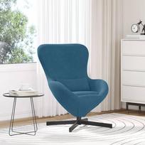 Fotelis vidaXL Kiaušinio formos, mėlynas (Blue)