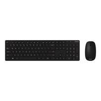 asus klaviatura ir pele - Asus W5000 Klaviatūros ir Pelės Rinkinys Belaidis Juodas (Black) - 1 nuotrauka
