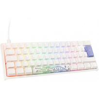 silent keyboard - Ducky One 2 Pro Mini Baltas (White) Klaviatūra Žaidimams, RGB LED - Cherry Silent Raudona - 1 nuotrauka