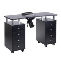 manikiuro stalai su surinkeju - Beauty System Manikiūro stalas BD-3425 Juodas (Black) su dulkių surinkėju - 1 nuotrauka