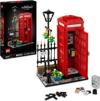 LEGO Ideas Londono telefono būdelė - namų dekoracija anglofilams 21347