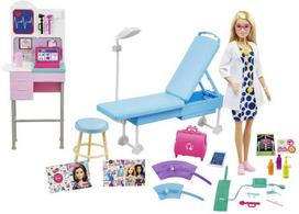 gydytojo zaidimo rinkinys - Mattel Barbie Medicinos Gydytojo Lėlė ir Žaidimų Rinkinys GWV01 - 2 nuotrauka
