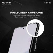 veikantys - UV PRO Tempered Glass X-ONE - for Samsung Galaxy S21 Ultra (case friendly) - working fingerprint sensor - 1 nuotrauka